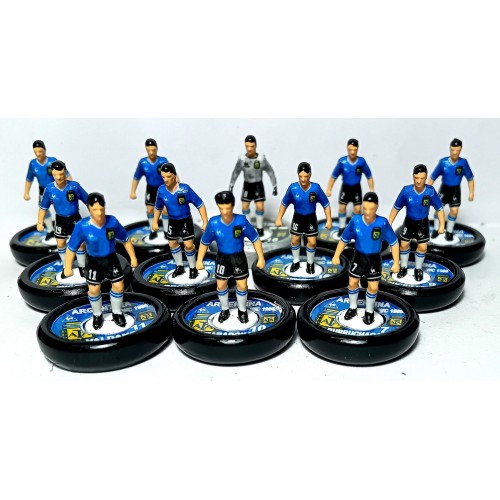 Subbuteo Andrew Table Soccer Argentina 1986 away kit on WSB Professional Bases️